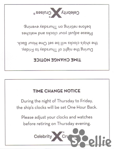 Time Change Notice