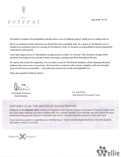 Welcome letter